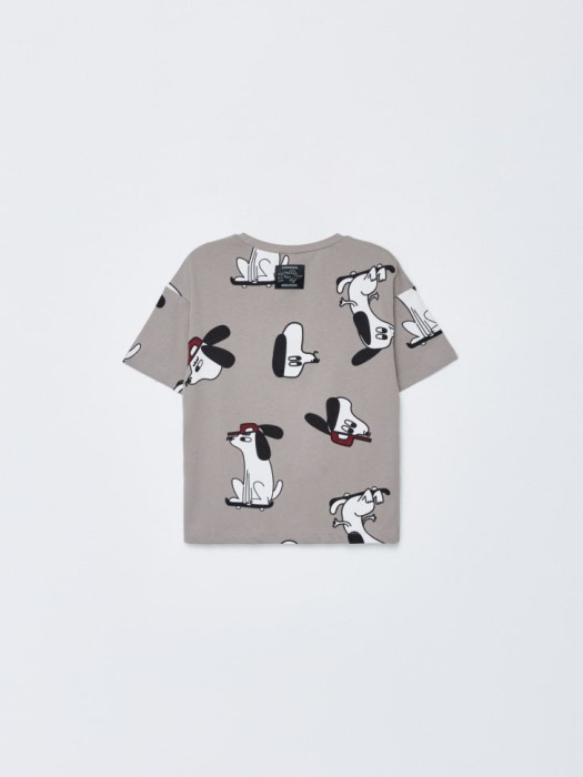 футболка с принтом для мальчиков по цене 499 руб вид справа