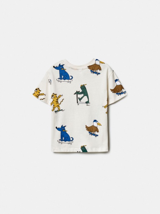 футболка с принтом для мальчиков от бренда sela вид слева