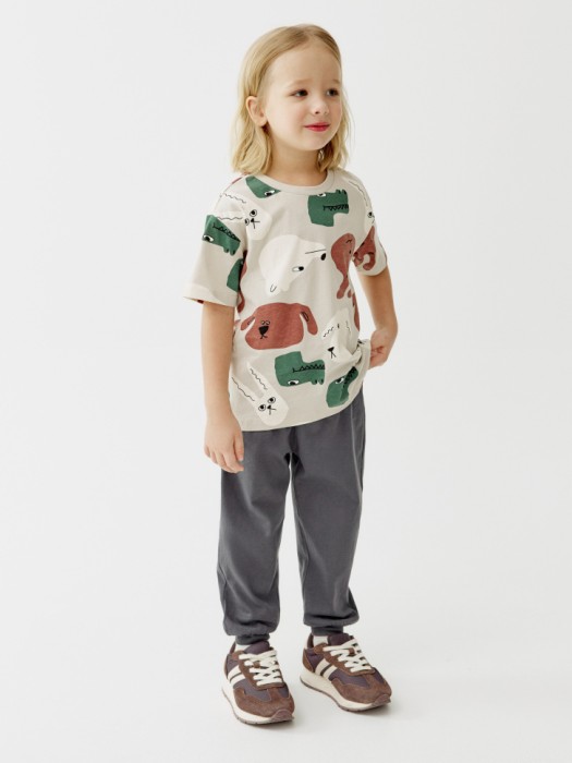 футболка с принтом для мальчиков от бренда sela вид слева