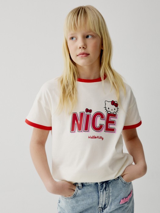 футболка с принтом hello kitty для девочек 4610517745750 фотография