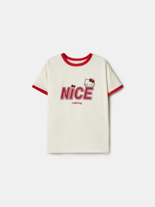 футболка с принтом hello kitty для девочек по цене 1299 руб вид справа