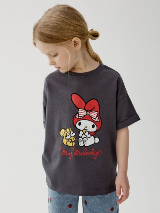 футболка с принтом hello kitty для девочек 4610517715111 фотография