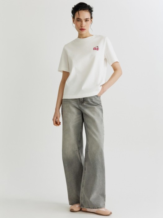 футболка с принтом hello kitty от бренда sela вид слева