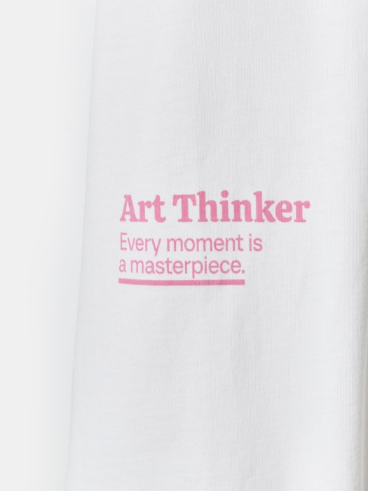 футболка с принтом из коллекции art people с адель левитовой универсального стиля с лицевой стороны