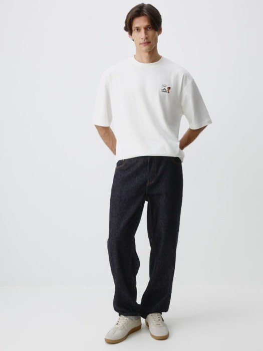 футболка с принтом  x союзмультфильм от бренда sela вид слева