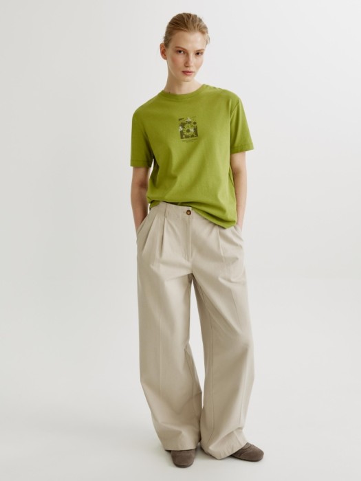 футболка с принтом от бренда sela вид слева