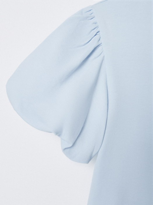 футболка с пышными рукавами для девочек из россии вид сбоку