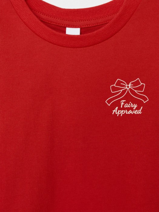 футболка с рукавами-фонариками для девочек по цене 899 руб вид справа