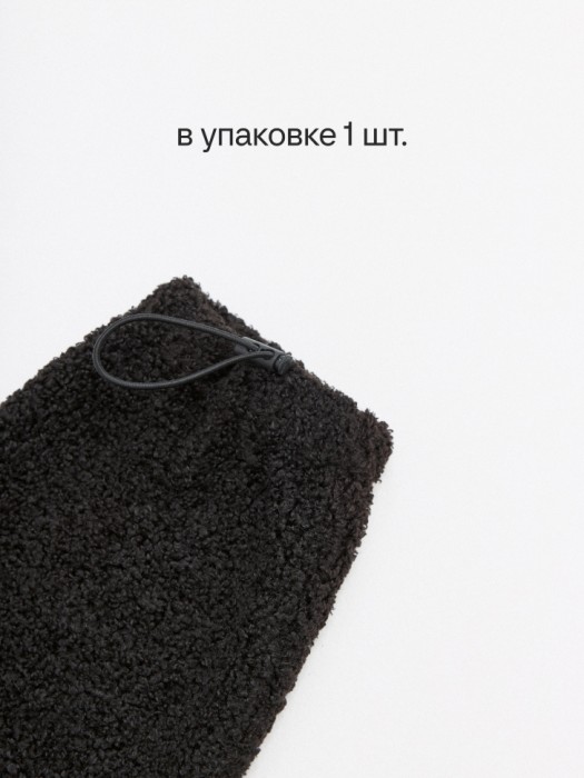 гетры из искусственного меха для девочек, 1 шт. от бренда sela вид слева