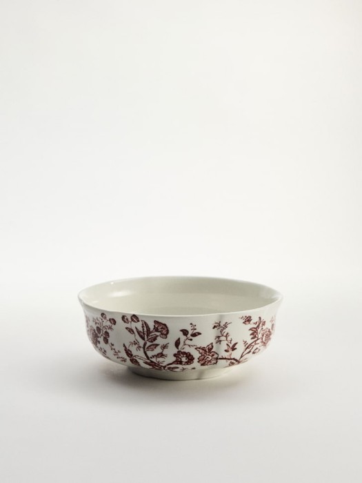 глубокая тарелка из фарфора с цветочным узором 4610517251299 фотография