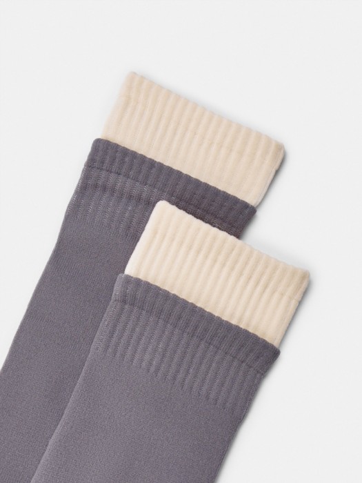 гольфы с эффектом многослойности для девочек от бренда sela вид слева