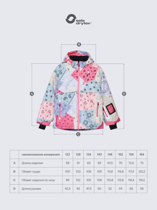 горнолыжная куртка из технологичной мембранной ткани drytex® для девочек по цене 7999 руб вид справа