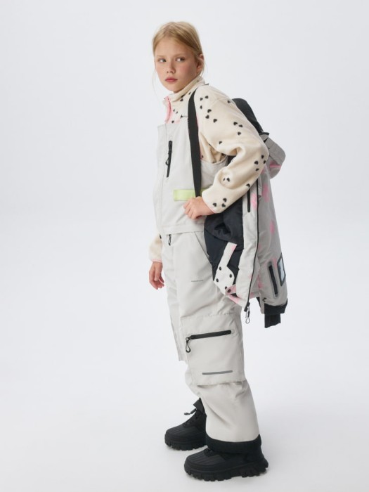 горнолыжная куртка из технологичной мембранной ткани drytex® для девочек универсального стиля с лицевой стороны