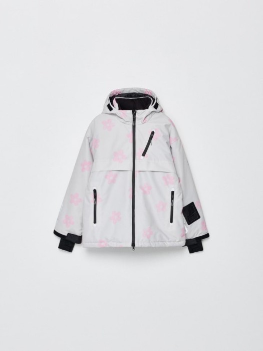 горнолыжная куртка из технологичной мембранной ткани drytex® для девочек для детского возраста с изнаночной стороны