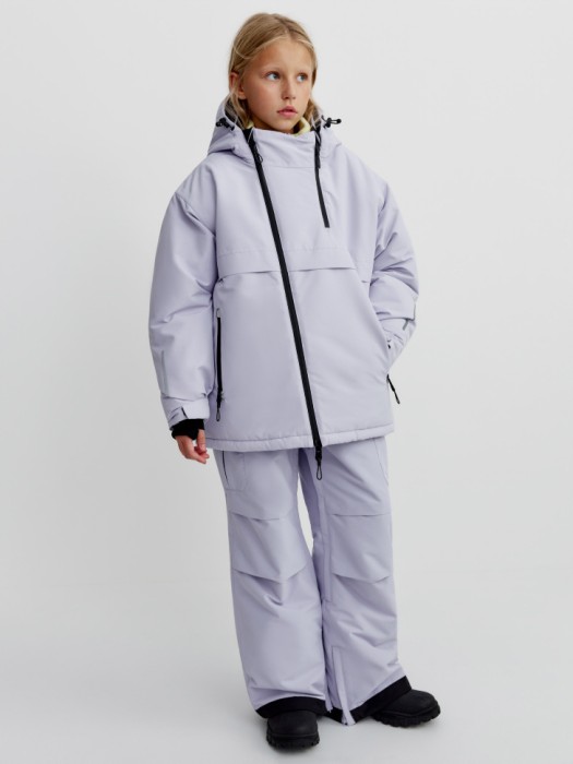 горнолыжная куртка из технологичной мембранной ткани drytex® для девочек от бренда sela вид слева