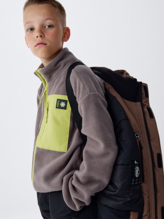 горнолыжная куртка из технологичной мембранной ткани drytex® для мальчиков универсального стиля с лицевой стороны