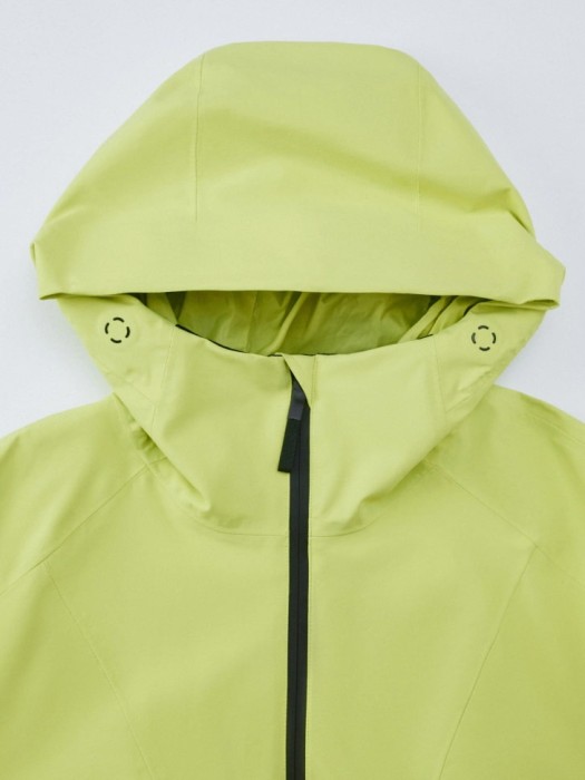 горнолыжная куртка из технологичной мембраны с лямками универсального стиля с лицевой стороны