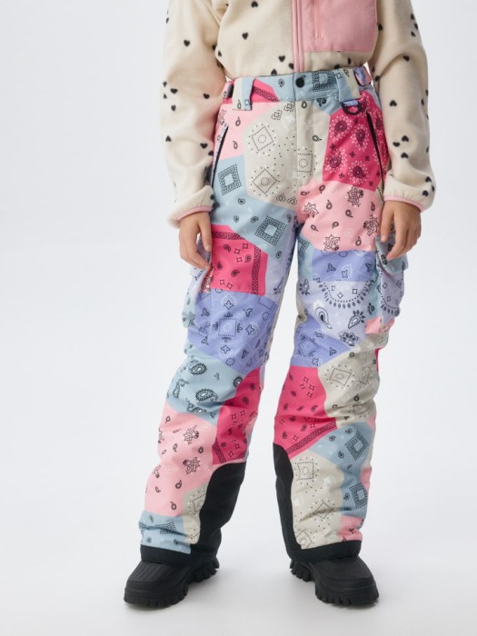 горнолыжные брюки из технологичной мембранной ткани drytex® для девочек из россии вид сбоку