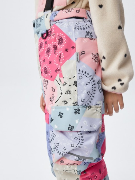 горнолыжные брюки из технологичной мембранной ткани drytex® для девочек из пластика спереди