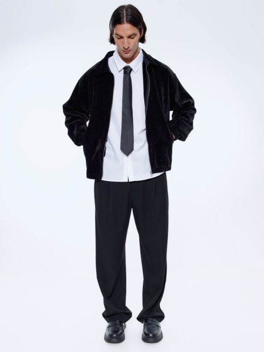 хлопковая рубашка свободного кроя от бренда sela вид слева