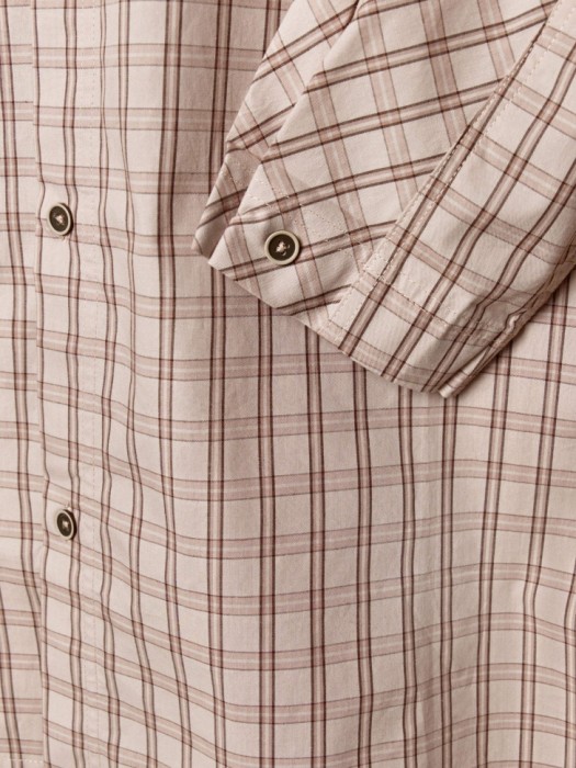 хлопковая рубашка в клетку из коллекции art people с алексеем ланцевым универсального стиля с лицевой стороны