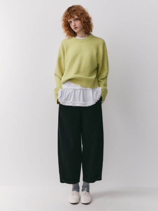 хлопковые прямые брюки из линейки  young 4640611725952 фотография