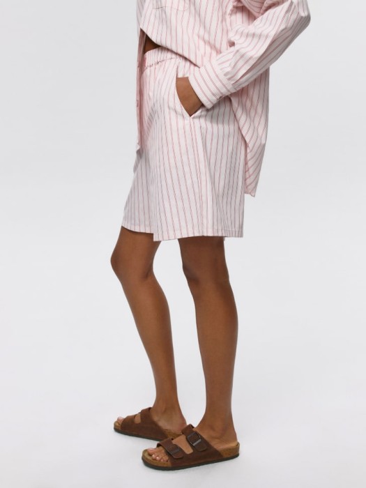 хлопковые шорты с патчем на поясе по цене 2599 руб вид справа