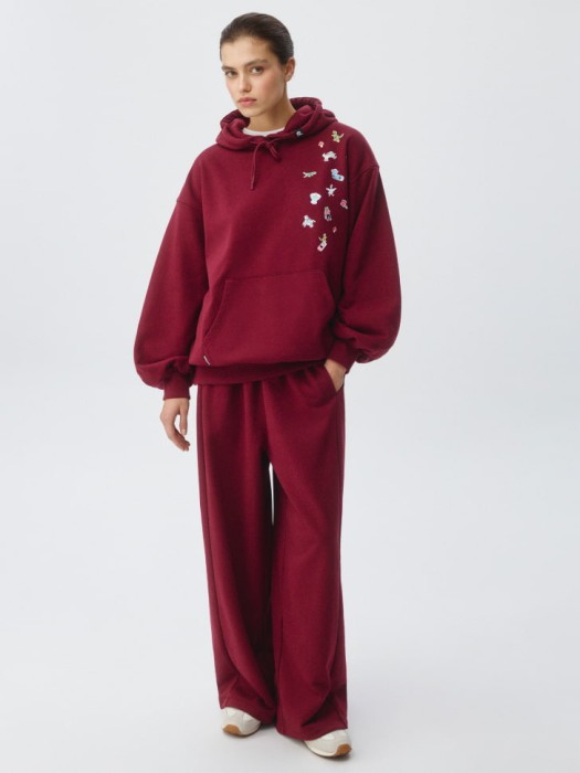 худи оверсайз из коллекции  archive от бренда sela вид слева