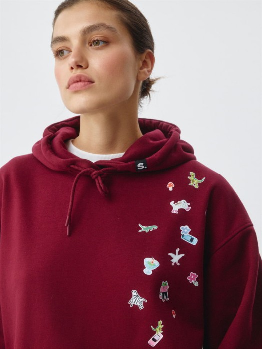 худи оверсайз из коллекции  archive по цене 2399 руб вид справа