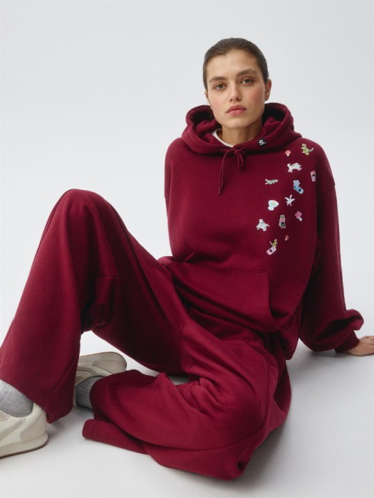 худи оверсайз из коллекции  archive из россии вид сбоку