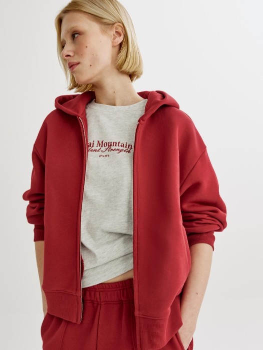 худи оверсайз на молнии из футера 4610517655998 фотография