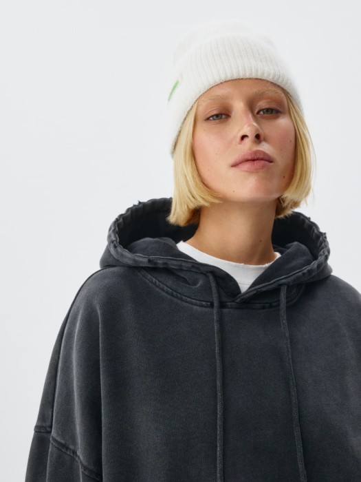 худи oversize fit из коллекции  х vasilinciaga для взрослого возраста с изнаночной стороны