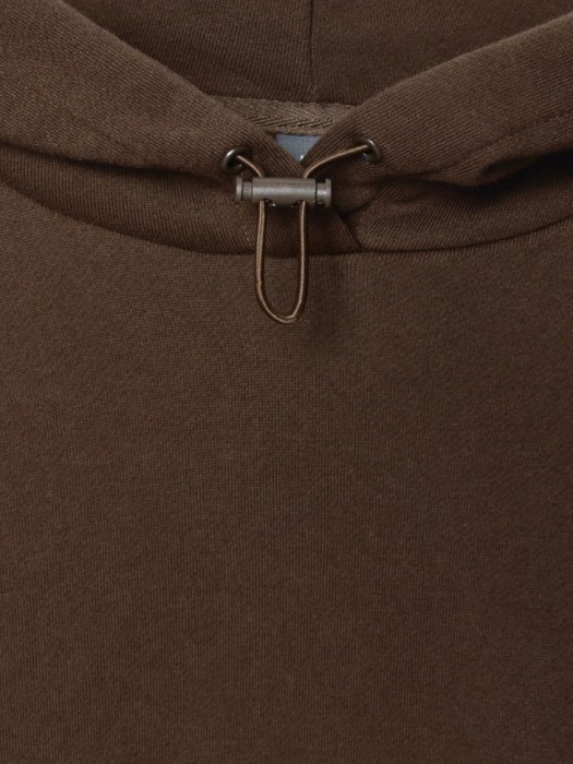 худи oversize fit из футера спереди