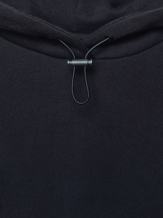 худи oversize fit из футера спереди