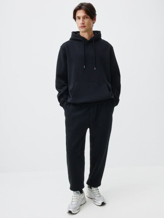 худи regular fit из футера от бренда sela вид слева