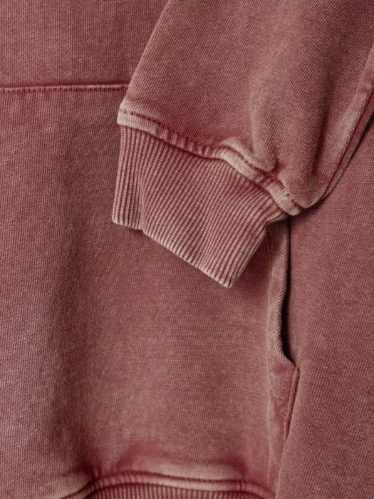 худи с эффектом кислотной стирки детское из хлопка спереди