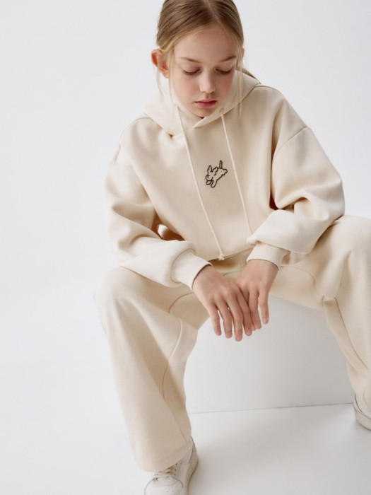 худи с имитацией футболки для девочек из коллекции  archive от бренда sela вид слева