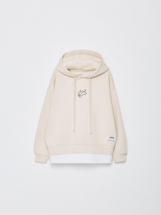 худи с имитацией футболки для девочек из коллекции  archive по цене 1799 руб вид справа