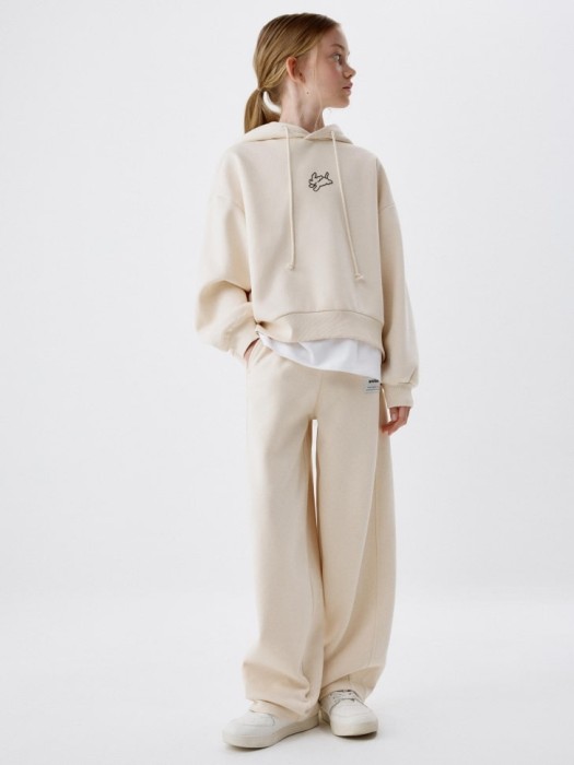 худи с имитацией футболки для девочек из коллекции  archive универсального стиля с лицевой стороны