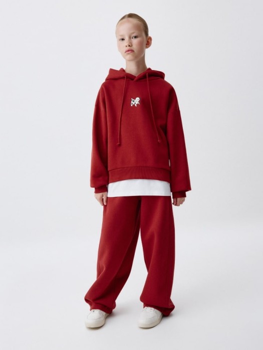 худи с имитацией футболки для девочек из коллекции  archive от бренда sela вид слева