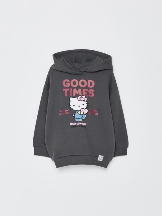 худи с принтом hello kitty для девочек по цене 1299 руб вид справа