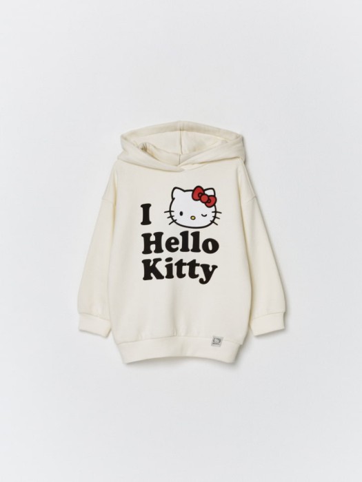 худи с принтом hello kitty для девочек по цене 799 руб вид справа