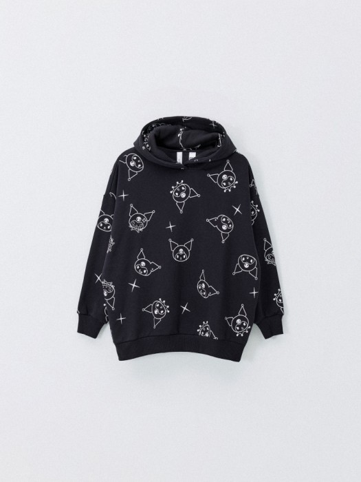 худи с принтом hello kitty kuromi для девочек по цене 2599 руб вид справа