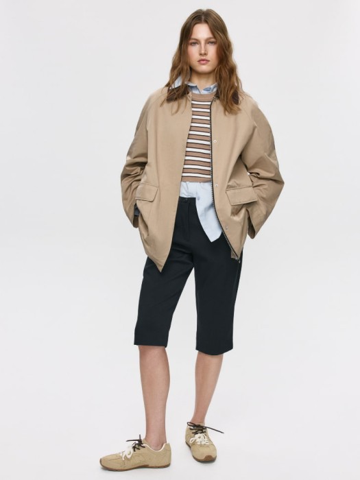 капри из костюмной ткани от бренда sela вид слева