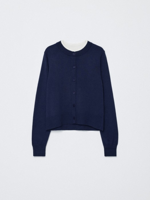 кардиган с двойным воротником для девочек из россии вид сбоку