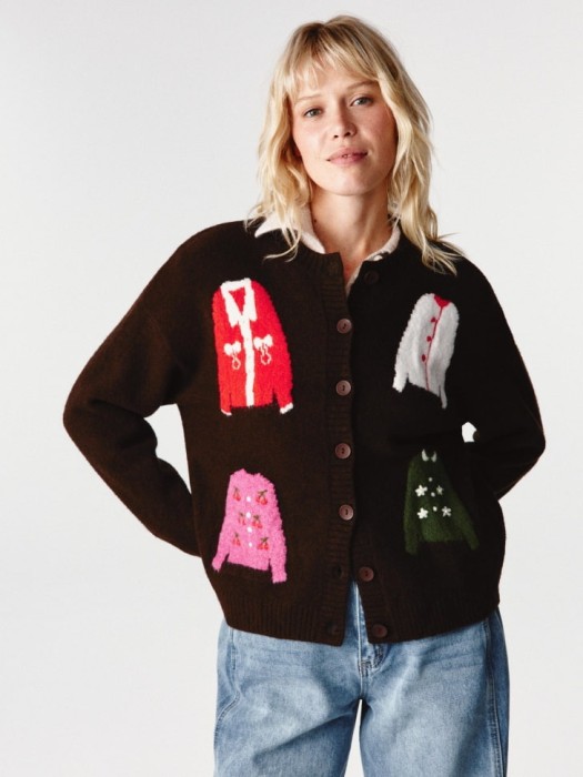 кардиган с содержанием шерсти 4610517134073 фотография