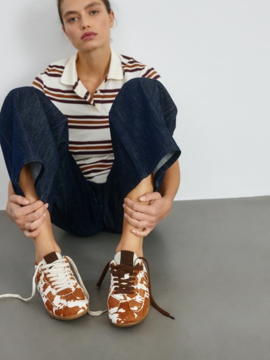 кеды из меха пони и замши 4680798749419 фотография