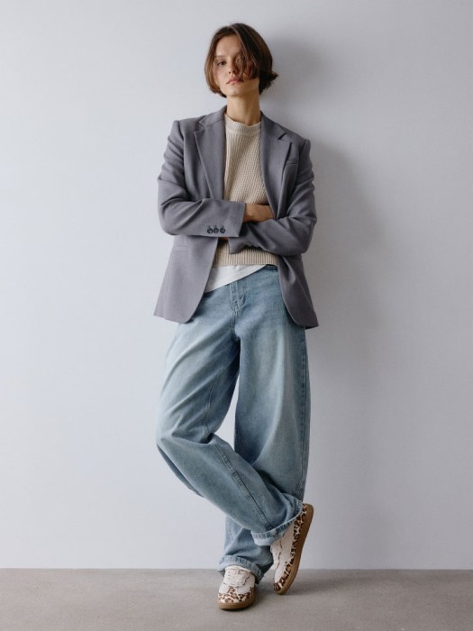 кеды из натуральной замши и меха пони из россии вид сбоку