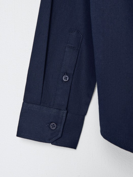 классическая рубашка для мальчиков из хлопка спереди