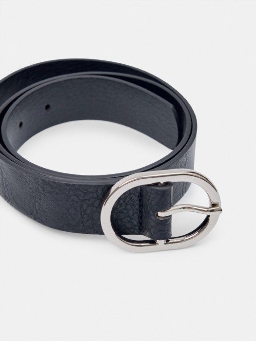 классический ремень из фактурной экокожи 4610517950369 фотография